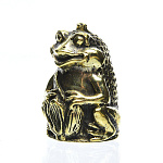 0042093 Микляихское литье Наперсток "ЛЯГУШКА СО СТРЕЛОЙ" Ж-153