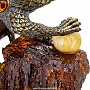 Скульптура из янтаря и бронзы "Китайский дракон на скале", фотография 17. Интернет-магазин ЛАВКА ПОДАРКОВ
