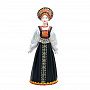 Кукла в традиционном девичьем костюме. Конец XIX - начало XX века, фотография 1. Интернет-магазин ЛАВКА ПОДАРКОВ