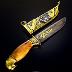 Нож подарочный "Пума" Златоуст