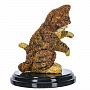 Скульптура из янтаря "Котик", фотография 4. Интернет-магазин ЛАВКА ПОДАРКОВ