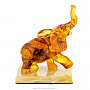 Скульптура из янтаря "Слон малый", фотография 4. Интернет-магазин ЛАВКА ПОДАРКОВ