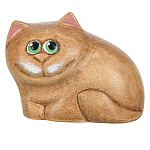 0073811  Скульптура КОТИК СЧАСТЛИВ  55мм М01