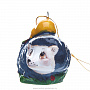 Сувенир подвесной "Еж с грушей", фотография 2. Интернет-магазин ЛАВКА ПОДАРКОВ