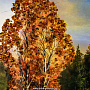 Картина янтарная "Пейзаж" 40х70 см, фотография 2. Интернет-магазин ЛАВКА ПОДАРКОВ