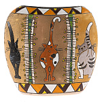  Керамика ВАЗА Линза сред"ТРИ ХВОСТА"