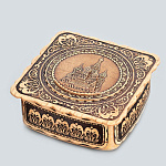 /20966 Береста Шкатулка квадратная "ХВБ. Москва"  (20966)