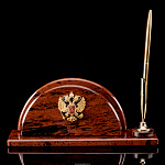 Настольный набор из натурального камня «Герб РФ»