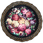 Поднос с авторской росписью "Цветы" 44х44 см, фотография 3. Интернет-магазин ЛАВКА ПОДАРКОВ