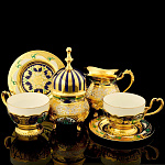 /ББ Златоуст Чайный набор 2 пер.:Сливочник+сахарница (металл, эмаль)