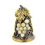 0045629/1606 Сувенир Колокольчик Виноград Сувенир (белый)