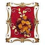 0057302-НП/8  20*25см Сувенир "ОТКРЫТКА с ЦВЕТАМИ"