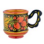 Кружка с росписью. Хохлома, фотография 4. Интернет-магазин ЛАВКА ПОДАРКОВ