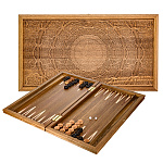 0066072 /101-54 Нарды из массива черного дуба  58*63см 