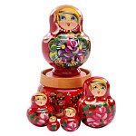  Сувенир музыкальный "Матрешка/ДЕВУШКА С ВЕДРАМИ" ММ/МК 45