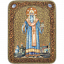 Икона "Святой Алексий, Митрополит Московский" 15 х 20 см, фотография 2. Интернет-магазин ЛАВКА ПОДАРКОВ