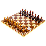 0080227-НП Янтарь ШАХМАТНАЯ ДОСКА БЕЗ ФИГУР "Дебют" 30*30см