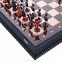 Шахматы с оловянными фигурами "Бородино" 48х48 см, фотография 7. Интернет-магазин ЛАВКА ПОДАРКОВ