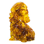 202856 Янтарь Скульптура Собачка Кокер -спаниэль,64 мм,