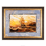 Картина янтарная "Шторм" (95х75 см)