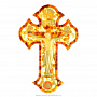Крест из янтаря (распятие), фотография 1. Интернет-магазин ЛАВКА ПОДАРКОВ
