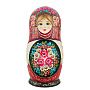 Матрешка "Цветы" 7 мест, фотография 2. Интернет-магазин ЛАВКА ПОДАРКОВ