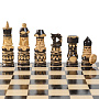 Шахматы резные и деревянными фигурами 26х26 см, фотография 4. Интернет-магазин ЛАВКА ПОДАРКОВ