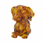 Статуэтка из янтаря "Собачка", фотография 1. Интернет-магазин ЛАВКА ПОДАРКОВ