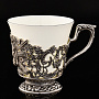 Чашка чайная с серебрением "Кабан", фотография 2. Интернет-магазин ЛАВКА ПОДАРКОВ