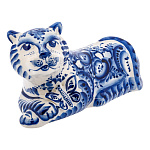 -бабочка ГЖЕЛЬ Скульптура  "ТИГР- романтик" L = 25см