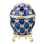 Пасхальное яйцо-шкатулка "Коронационное". Традиции Фаберже, фотография 1. Интернет-магазин ЛАВКА ПОДАРКОВ