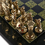 Шахматы из натурального камня с бронзовыми фигурами "Римские" 41х41 см, фотография 3. Интернет-магазин ЛАВКА ПОДАРКОВ