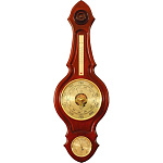 /М-76 МЕТЕОСТАНЦИЯ настенная "Барометр"72*24см М-76 РВ/з Нат.дерево