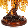 Денежное дерево из янтаря "Ива" 68 см, фотография 5. Интернет-магазин ЛАВКА ПОДАРКОВ