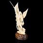 Скульптура из бивня мамонта "Архангел Михаил", фотография 2. Интернет-магазин ЛАВКА ПОДАРКОВ