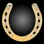 0016298 Златоуст ПОДКОВА "Счастье в дом" (в пенале) 00077 