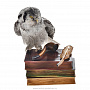 Чучело птицы  "Сова со стопкой книг", фотография 3. Интернет-магазин ЛАВКА ПОДАРКОВ