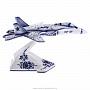 Скульптура "Самолет СУ-47". Гжель, фотография 2. Интернет-магазин ЛАВКА ПОДАРКОВ