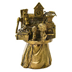 0017339 Бронза КОЛОКОЛЬЧИК "Изба" 