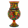Ваза-кубок "Ягоды". Хохлома, фотография 2. Интернет-магазин ЛАВКА ПОДАРКОВ