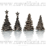 0026194-7см  Бронза Статуэтка Сувенир "ЕЛОЧКА"