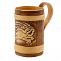 Кружка пивная из бересты "Краб", фотография 2. Интернет-магазин ЛАВКА ПОДАРКОВ