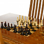Шахматный стол со стульями "Самурай" с инкрустацией из янтаря , фотография 13. Интернет-магазин ЛАВКА ПОДАРКОВ