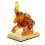 Скульптура из янтаря "Слон малый", фотография 2. Интернет-магазин ЛАВКА ПОДАРКОВ