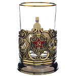 Подстаканник латунный "КГБ"