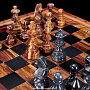 Шахматы из натурального камня "Американские", фотография 4. Интернет-магазин ЛАВКА ПОДАРКОВ