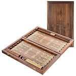 0046838 Нат.дерево НАРДЫ "Покровский собор" Орех