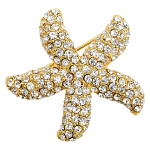 -3212 Традиции ФАБЕРЖЕ  Брошь "МОРСКАЯ ЗВЕЗДА"