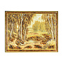 Картина янтарная "Лесная тропа" 60х80 см, фотография 1. Интернет-магазин ЛАВКА ПОДАРКОВ