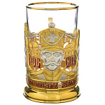 0048569/Э-М/1024-34 Подстаканник "ЗАЩИТНИКАМ ОТЕЧЕСТВА" с покрытием, ЭМАЛЬ